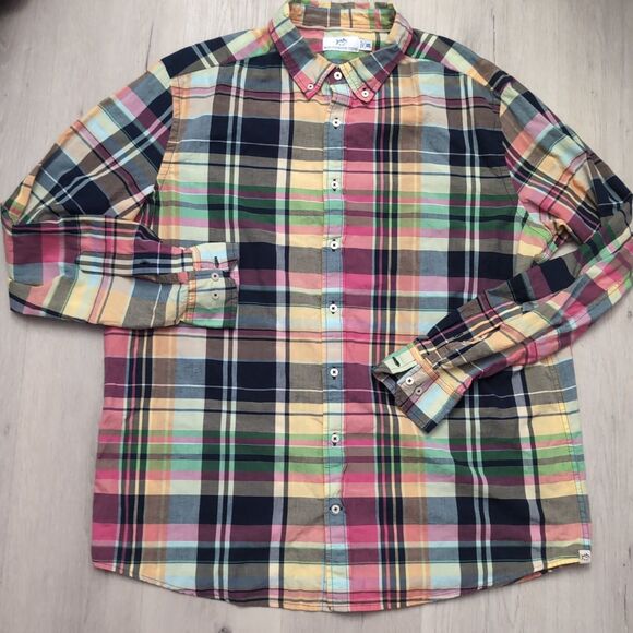 Southern Tide Shirt Mens XXL Multicolor Plaid Classic Fit Long Sleeve - Picture 1 of 4